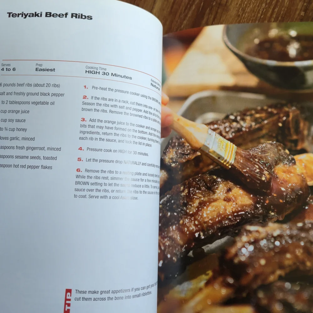 Comfortable Under Pressure Cookbook by Meredith Laurence First Edition